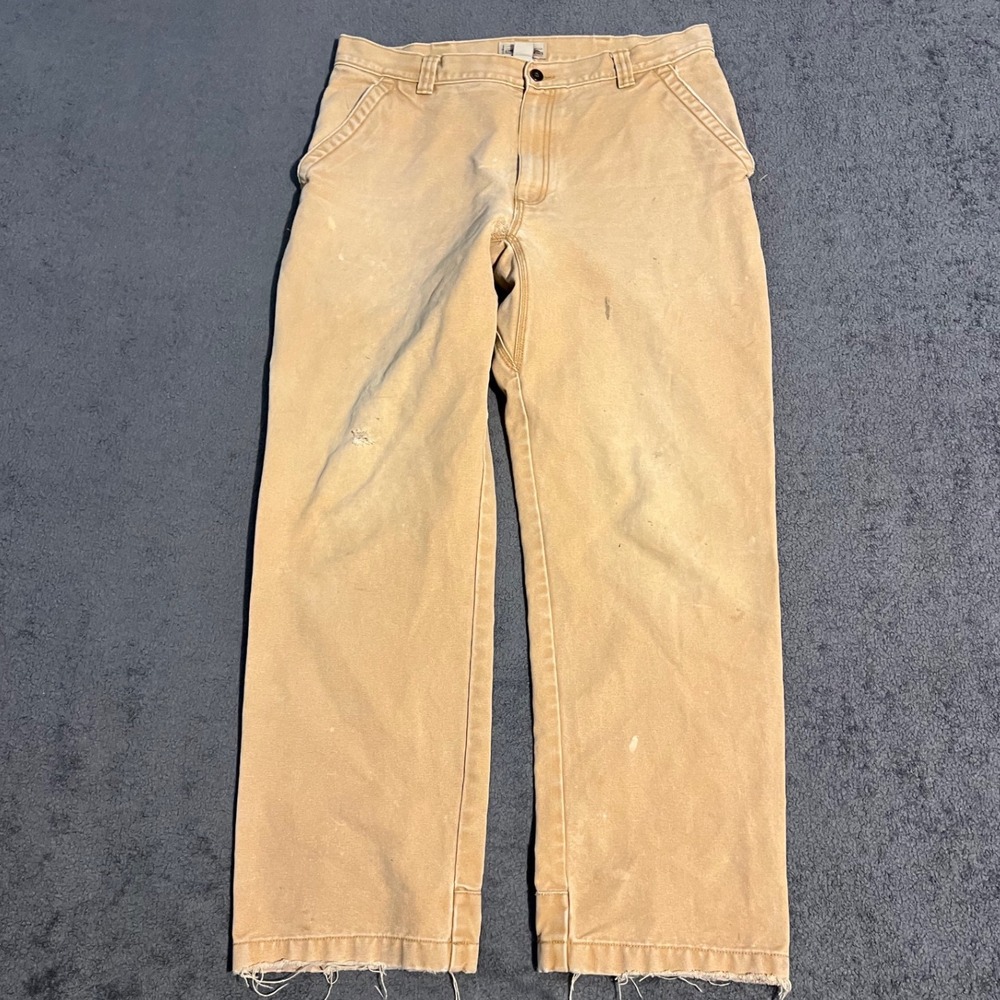 Vintage LL Bean Katahdin Iron Works Utility Pants Mens 36x30 Workwear Pants